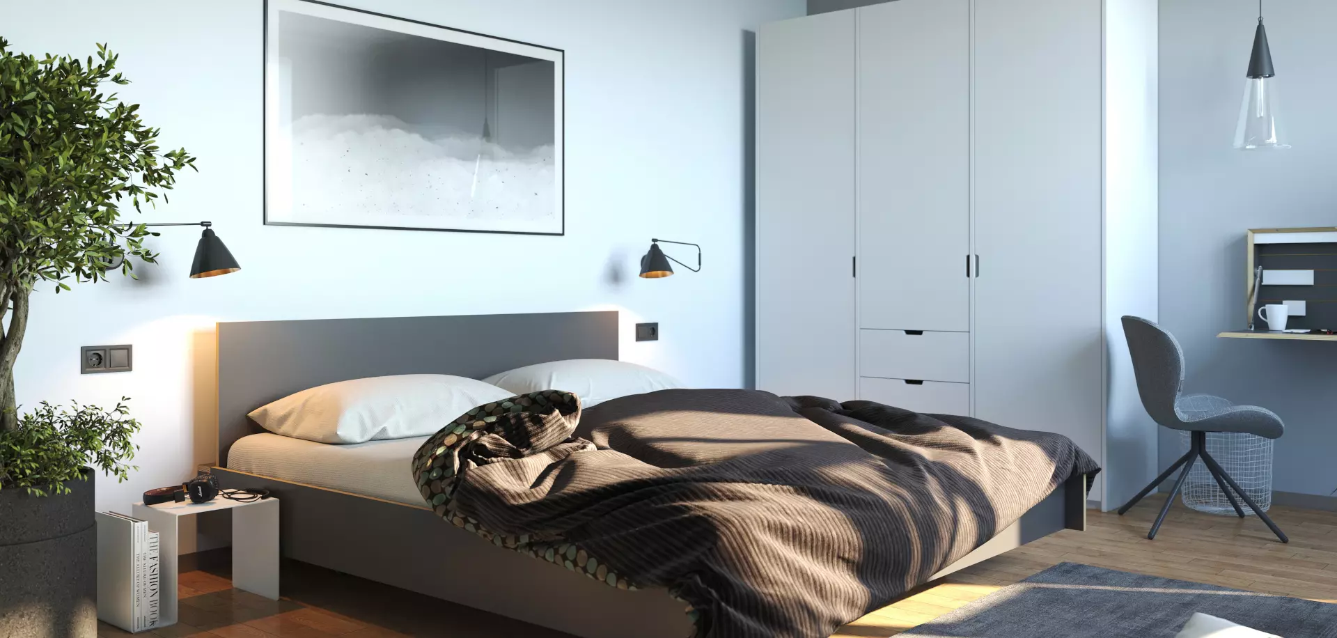 3_flai-4_modularplus-70_flatbox-53_cam_01_raumansicht, fokus bett Modular Plus Slider