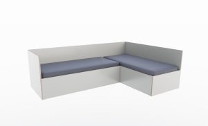 Zwei Daybetten Corner über Eck kombiniert.
